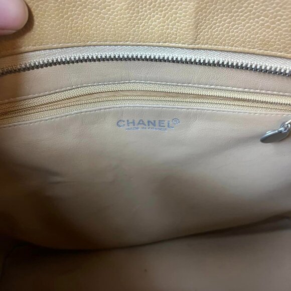 Chanel Beige Cavier Tote - Picture 5 of 16